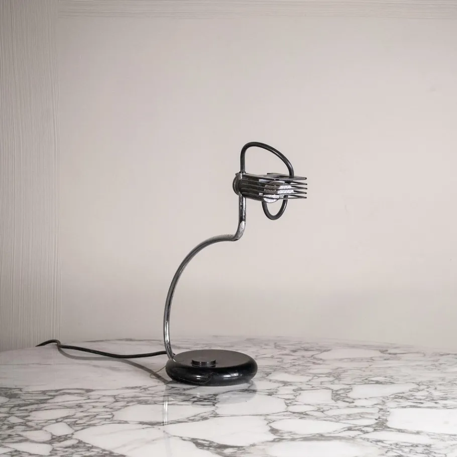 Outlet Pamono Table Lamp by Bruno Gecchelin for Oluce, 1970s