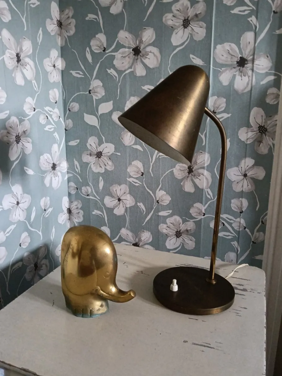 Outlet Pamono Table Lamp by Jacques Biny, 1950s