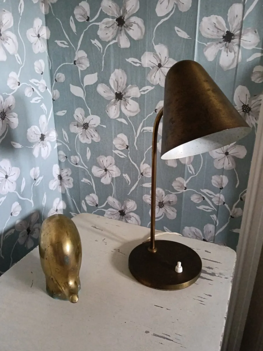 Outlet Pamono Table Lamp by Jacques Biny, 1950s