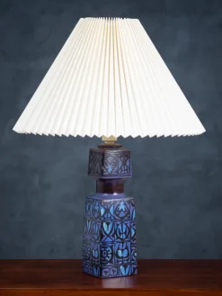 New Pamono Table Lamp by Nils Thorsson for Royal Copenhagen, Denmark, 1960s