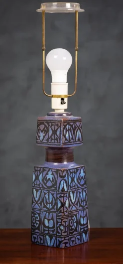 New Pamono Table Lamp by Nils Thorsson for Royal Copenhagen, Denmark, 1960s