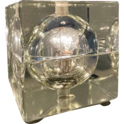 Best Pamono Table Lamp Cubosphere attributed to Alessandro Mendini, Italy, 1968