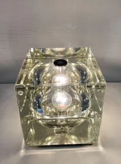 Best Pamono Table Lamp Cubosphere attributed to Alessandro Mendini, Italy, 1968