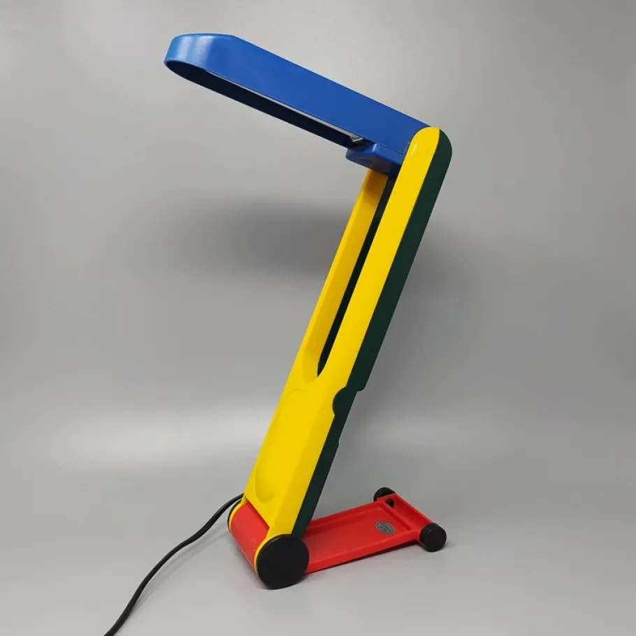 Outlet Pamono Table Lamp from Benetton, Italy, 1980s