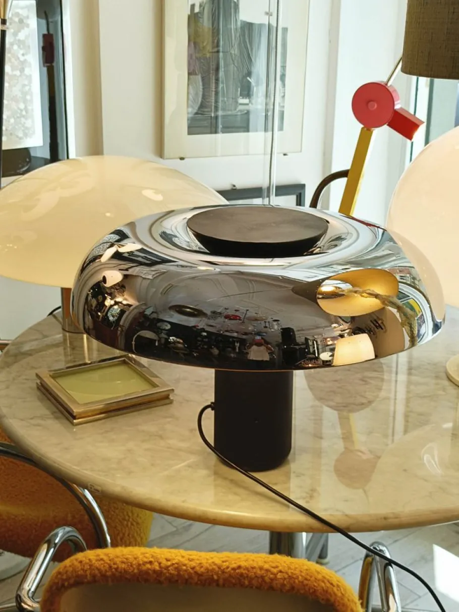 Best Pamono Table Lamp from Lumenform, Italy, 1970s