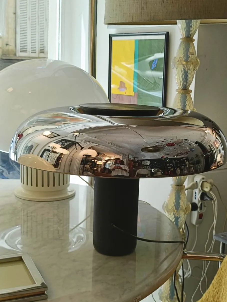 Best Pamono Table Lamp from Lumenform, Italy, 1970s