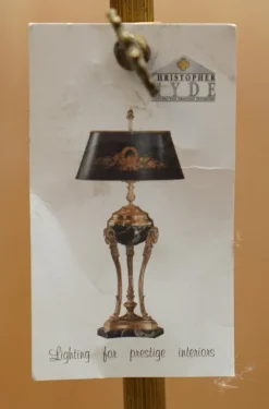 Pamono Table Lamp in Brass and Marble