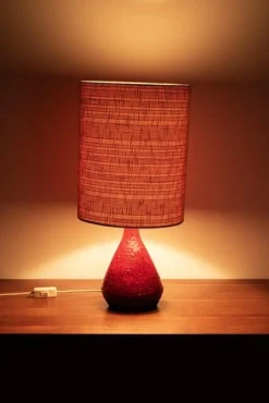 Clearance Pamono Table Lamp in Ceramic