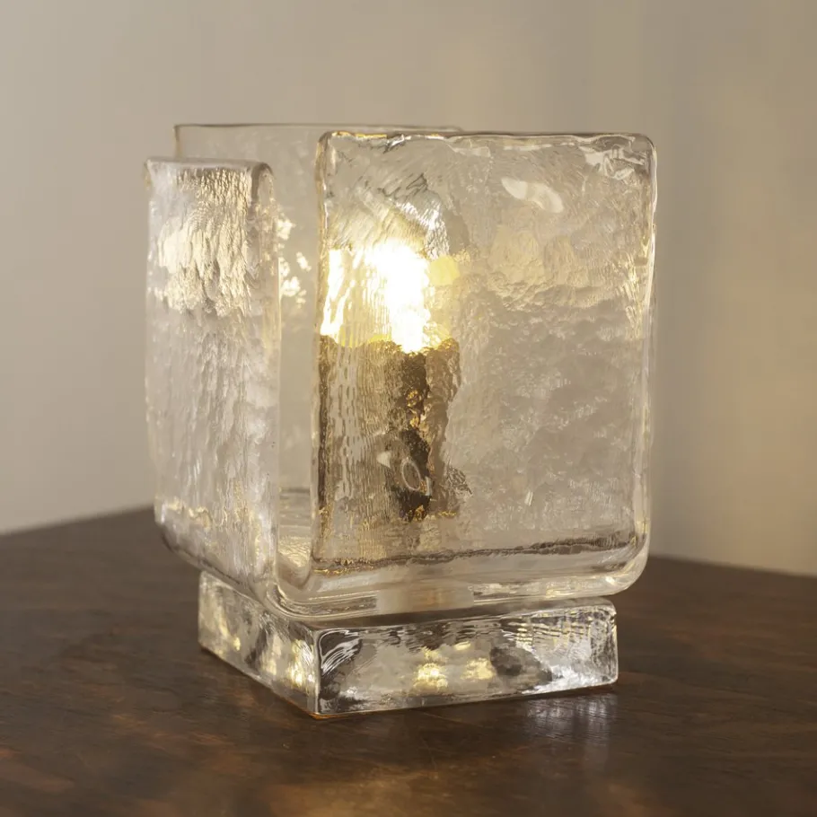 Sale Pamono Table Lamp in Clear Murano Glass