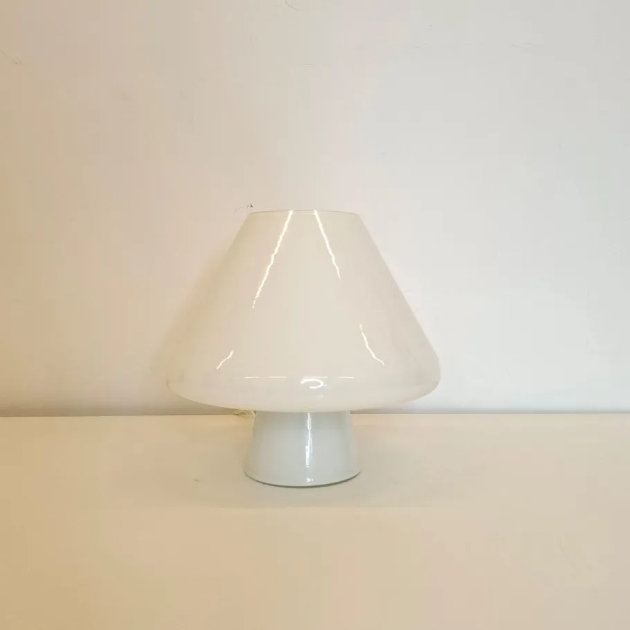 New Pamono Table Lamp in Murano Glass from Venini, 1970s