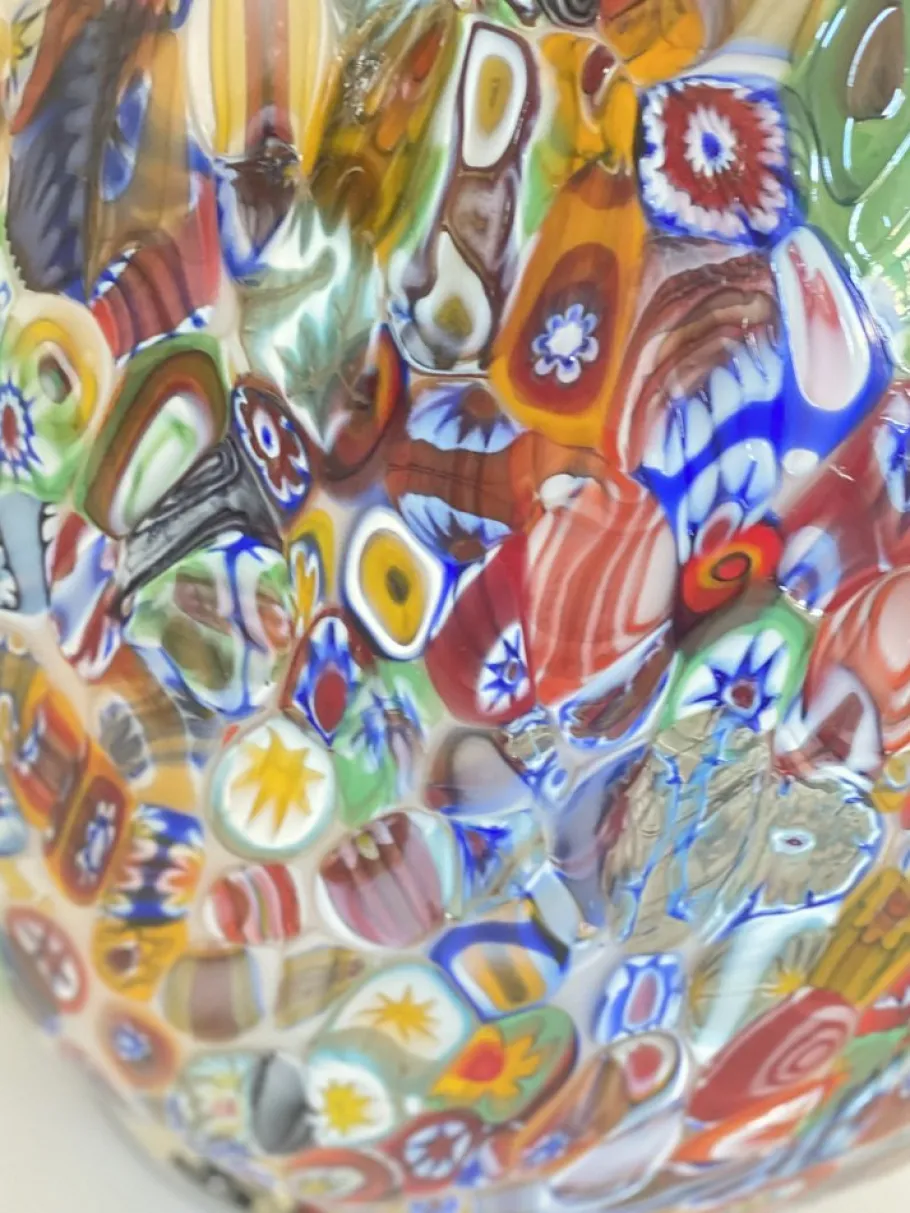 Clearance Pamono Table Lamp in Murano Glass from Simoeng