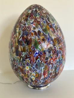 Clearance Pamono Table Lamp in Murano Glass from Simoeng