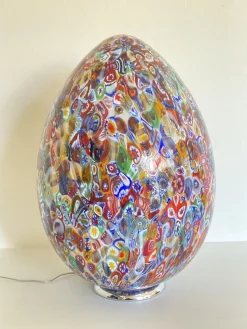 Clearance Pamono Table Lamp in Murano Glass from Simoeng