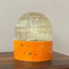 Hot Pamono Table Lamp in Orange by Gerold Porzellan Bavaria