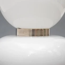 Discount Pamono Table Lamp with Double White Glass Diffuser, 1970s