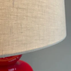 Outlet Pamono Table Lamp with Illuminated Coloured Glass Base, 1975