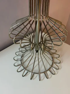 Hot Pamono Table Lamp with Orange Velvet Shade