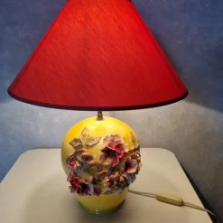 Pamono Table Lamp with Slip, 1970s