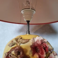 Pamono Table Lamp with Slip, 1970s