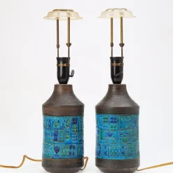 Sale Pamono Table Lamps by Aldo Londi for Bitossi, 1960, Set of 2