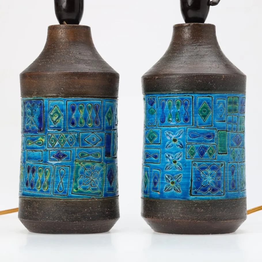 Sale Pamono Table Lamps by Aldo Londi for Bitossi, 1960, Set of 2