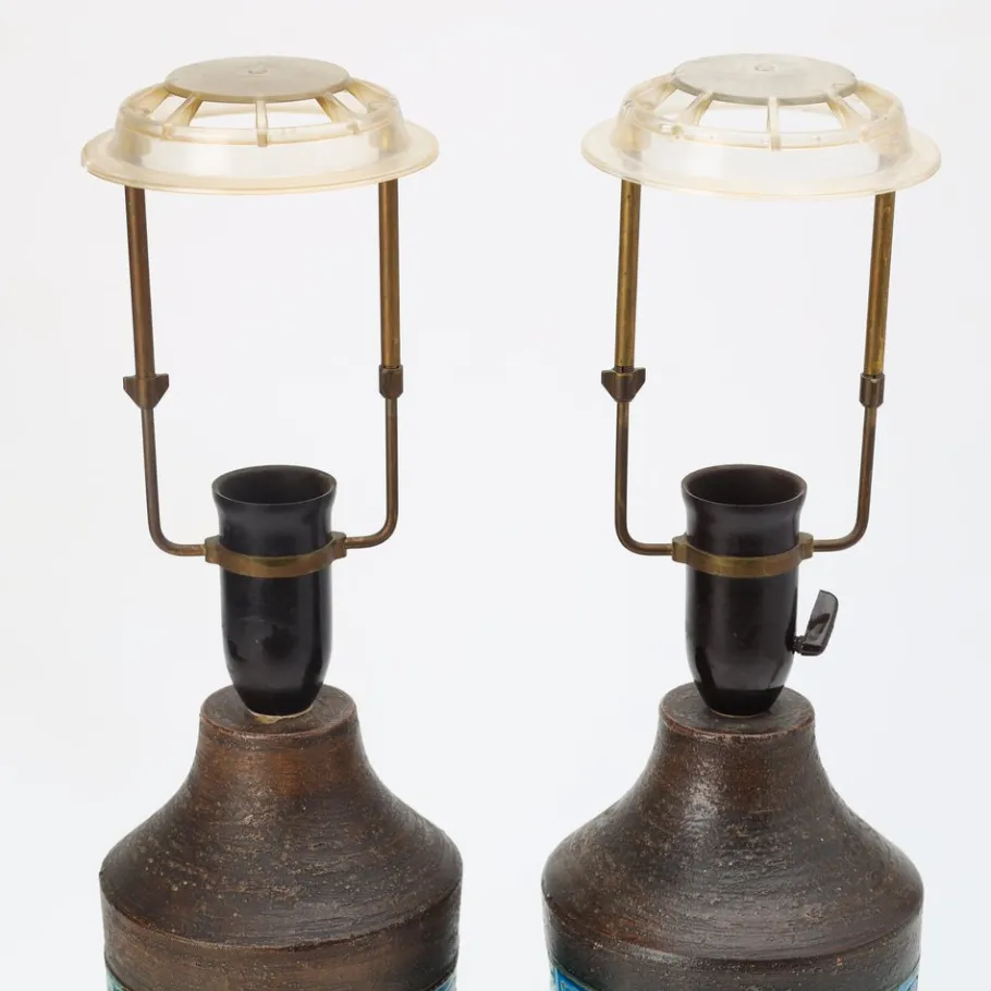 Sale Pamono Table Lamps by Aldo Londi for Bitossi, 1960, Set of 2