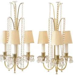 Clearance Pamono Table Lamps by J. & L. Lobmeyr for Lobmeyr, 1950, Set of 2