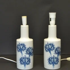 Sale Pamono Table Lamps by Kaj Lange for Royal Copenhagen, Denmark, Set of 2