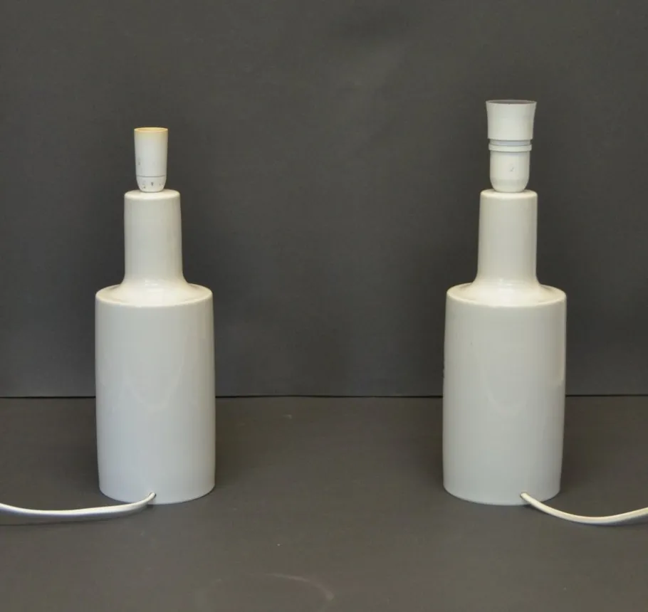 Sale Pamono Table Lamps by Kaj Lange for Royal Copenhagen, Denmark, Set of 2