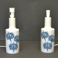 Sale Pamono Table Lamps by Kaj Lange for Royal Copenhagen, Denmark, Set of 2