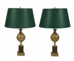 Outlet Pamono Table Lamps from Maison Charles, 1970s, Set of 2