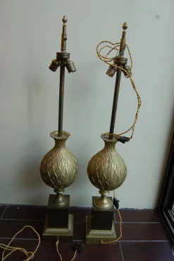 Outlet Pamono Table Lamps from Maison Charles, 1970s, Set of 2