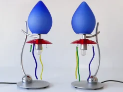 New Pamono Table Lamps Giocasta Notte by Andrea Anastasio for Artemide, 1990s, Set of 2