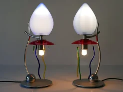 New Pamono Table Lamps Giocasta Notte by Andrea Anastasio for Artemide, 1990s, Set of 2