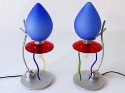 New Pamono Table Lamps Giocasta Notte by Andrea Anastasio for Artemide, 1990s, Set of 2