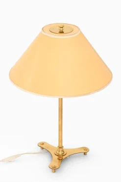 Outlet Pamono Table Lamps in Brass attributed to Josef Frank, 1950s, Set of 2