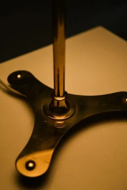 Outlet Pamono Table Lamps in Brass attributed to Josef Frank, 1950s, Set of 2