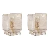 Best Pamono Table Lamps in Clear Murano Glass, Italy, Set of 2