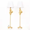 Pamono Table Lamps in Gilded Bronze by Nicolas de Waël for Fondica, 2000, Set of 2