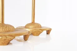 Pamono Table Lamps in Gilded Bronze by Nicolas de Waël for Fondica, 2000, Set of 2