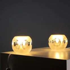 Pamono Table Lamps, 1970s, Set of 2