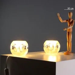 Pamono Table Lamps, 1970s, Set of 2