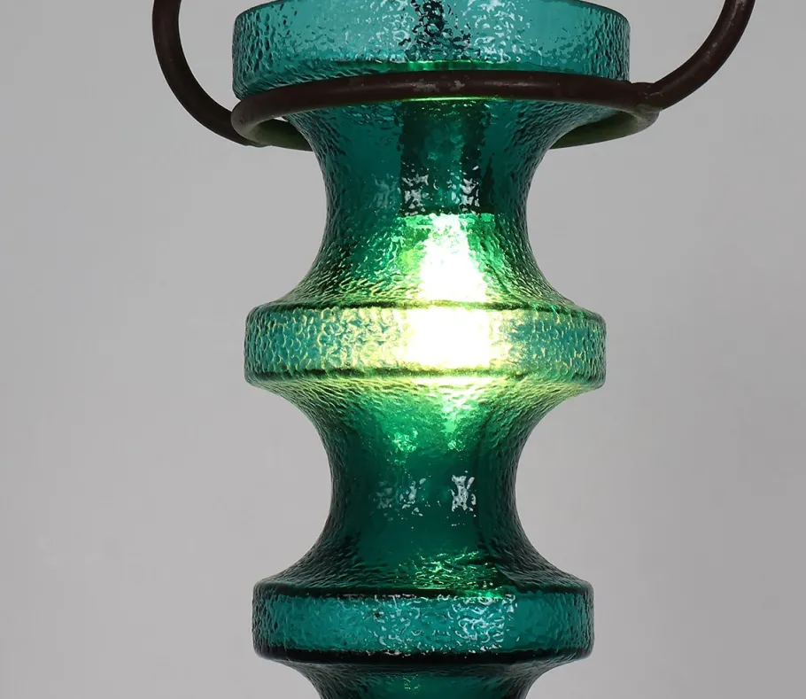 Sale Pamono talactite Green Glass Pendant Lamp by Nanny Still for Raak, 1960s