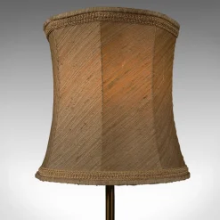 Pamono Tall English Adjustable Standard Lamp in Brass, 1940s
