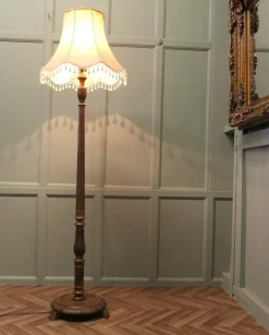New Pamono Tall Scumble Painted Floor Lamp, 1920