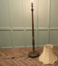 New Pamono Tall Scumble Painted Floor Lamp, 1920