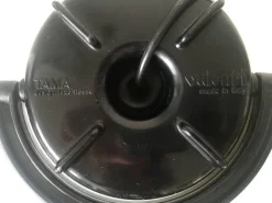 Clearance Pamono Tama Black & White Floor Lamp by Isao Hosoe for Valenti, 1975