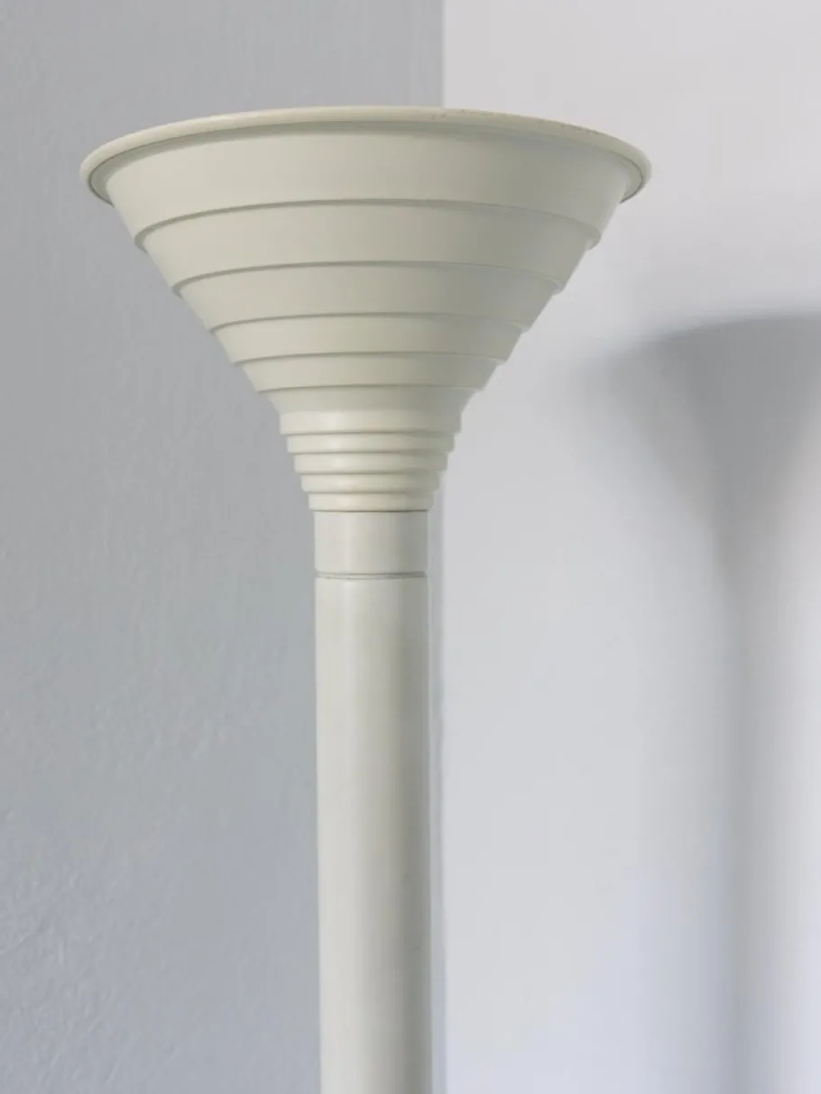 New Pamono Targetti Cream Floor Lamp, 1980