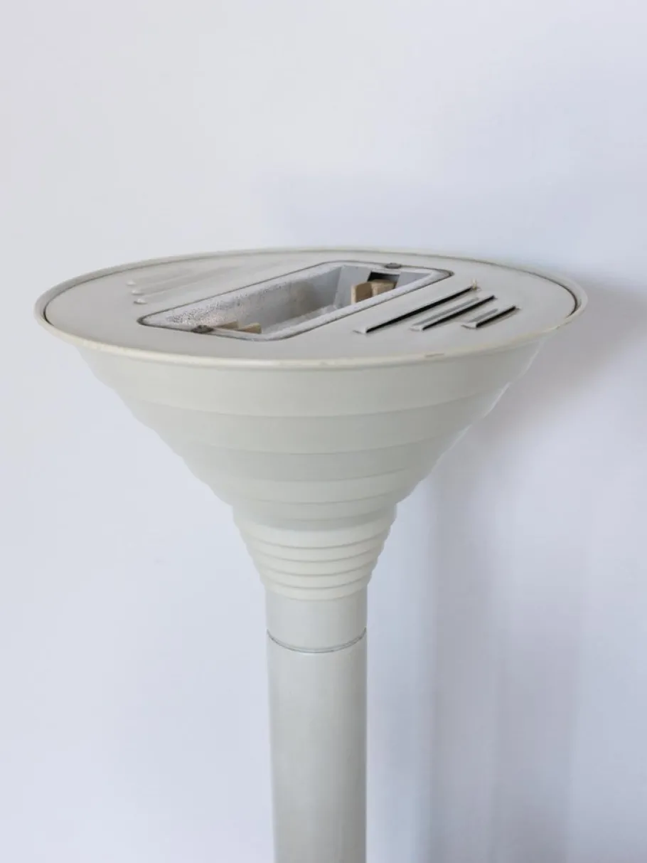 New Pamono Targetti Cream Floor Lamp, 1980