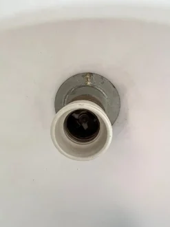 Best Pamono Teak and Opaline Glass Suspension by Uno and Östen Kristiansson for Luxus, Sweden, 1950s